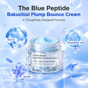 Crème OEM au cuivre bleu, peptide de cuivre tripeptide 1, hyaluronate de sodium, apaisante et hydratante - Product Image 3
