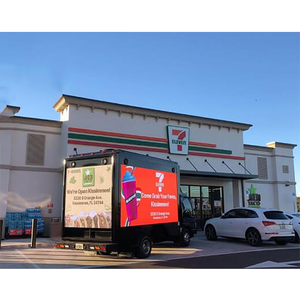 Màn hình lớn p4mm P6 van xe kỹ thuật số di động biển quảng cáo ngoài trời <span class=keywords><strong>LED</strong></span> quảng cáo xe tải màn hình để bán - Product Image 4