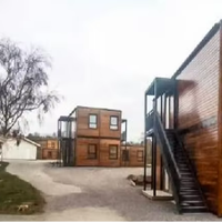 Maison modulaire en conteneur de 20 pieds personnalisable, matériaux écologiques