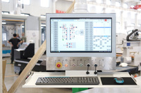 Machine à percer CNC 6 faces ET6 ATC à haute efficacité avec double unité de perçage pour le contreplaqué et le MDF
