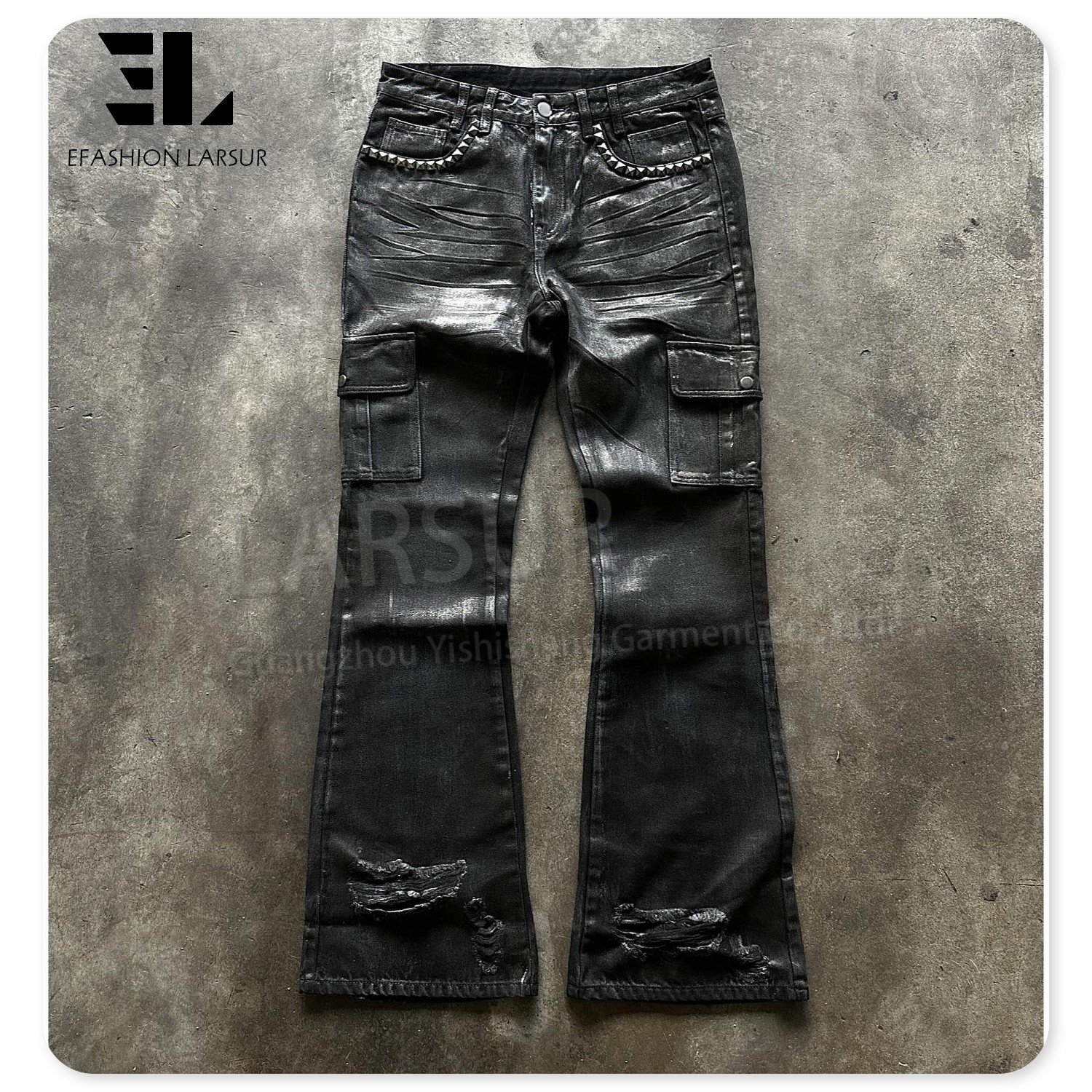 Stylish Men's rivet pants for Comfort and Versatility in