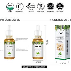 Soin capillaire bio personnalisé avec logo privé, nourrit le cuir chevelu, sérum capillaire - Product Image 3