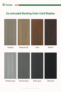 Planches de terrasse WPC co-extrudées Forestar 135*23mm - Écologiques, antidérapantes, imperméables, durables, pour jardin et extérieur, <span class=keywords><strong>avec</strong></span> grain de bois massif - Product Image 4