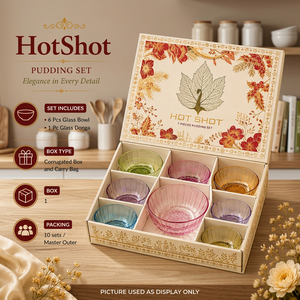 ชุดพุดดิ้งแก้วพลาสติกหรูหรา 7 ชิ้น ชามขนมหวาน กล่องของขวัญสำหรับเสิร์ฟอาหารที่บ้าน บรรจุภัณฑ์ลูกฟูก ถุงหิ้วลายดอกไม้ - Product Image 4