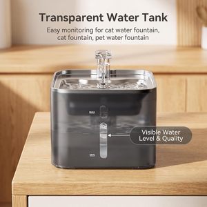 Fontaine à eau pour chat sans fil en acier inoxydable 4L, silencieuse, intelligente, distributeur d'eau pour animaux de compagnie, écologique, vente chaude - Product Image 2