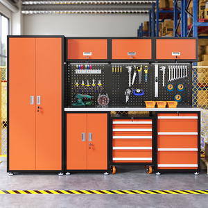 Armoire à outils combinée OEM pour atelier 4S, poste de travail de réparation automobile, chariot multifonctionnel, établi de réparation de vélos, 7 tiroirs - Product Image 1