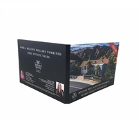 Vente en gros de 5 pouces A4 grande capacité LCD vidéo brochure livre fait à la main carte de visite avec conception de logo de style animal en papier
