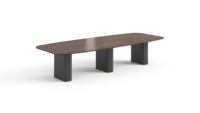 Table de conférence de direction haut de gamme ATWOKA en bois, table de réunion moderne pour bureau d'entreprise, usage professionnel