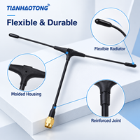 Antenne FPV UAV en forme de T 915 MHz 5 dBi avec connecteur SMA mâle IPEX1 IPEX4, longueur de câble personnalisée