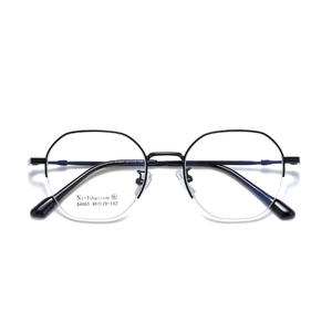 Lunettes de vue demi-cerclées ovales Miu-Titanium 48-19-142 avec verres en résine durable, design unisexe, de Danyang - Product Image 5