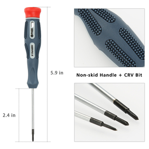 Set di 3 Cacciaviti di Precisione E-durable, Manico da 150mm, PH00 Y0 Y00, <span class=keywords><strong>Cacciavite</strong></span> Magnetico <span class=keywords><strong>per</strong></span> Riparazione di Telefoni, <span class=keywords><strong>Orologi</strong></span> e Laptop - Product Image 2