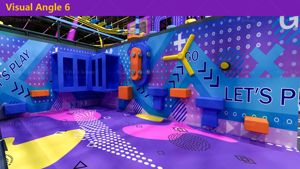 สวนสนุก FEC เกมเครื่องเล่นหมุนวน ปีนหน้าผา แทรมโพลีน ผนังปีนป่าย บ่อบอล สไลเดอร์ เป็นมิตรกับสิ่งแวดล้อม ขนาดสั่งทำได้ - Product Image 5