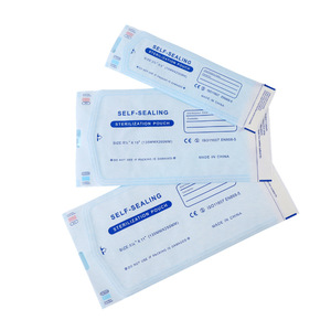 Self-sealing sterile packaging bags for aseptic packaging of dental/nail/beauty tools | ISO13485 certified - Product Image 1