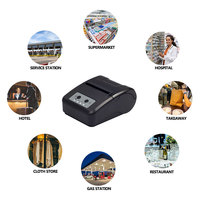 Mini impresora portátil Bluetooth de 58mm, impresora de recibos térmica inalámbrica Imprimante Thermique