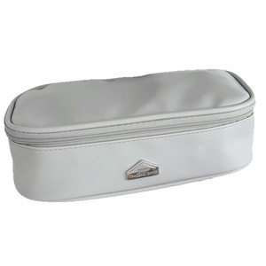 Nouvelle trousse de maquillage minimaliste de grande capacité, couleur unie, sac de voyage haut de gamme, trousse de maquillage classifiée - Product Image 1