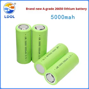 공장 직송 26650 순수 삼원계 리튬 배터리 5C5000mAh 전기차 배터리 강력한 라이트 플래시라이트 모델 - Product Image 5