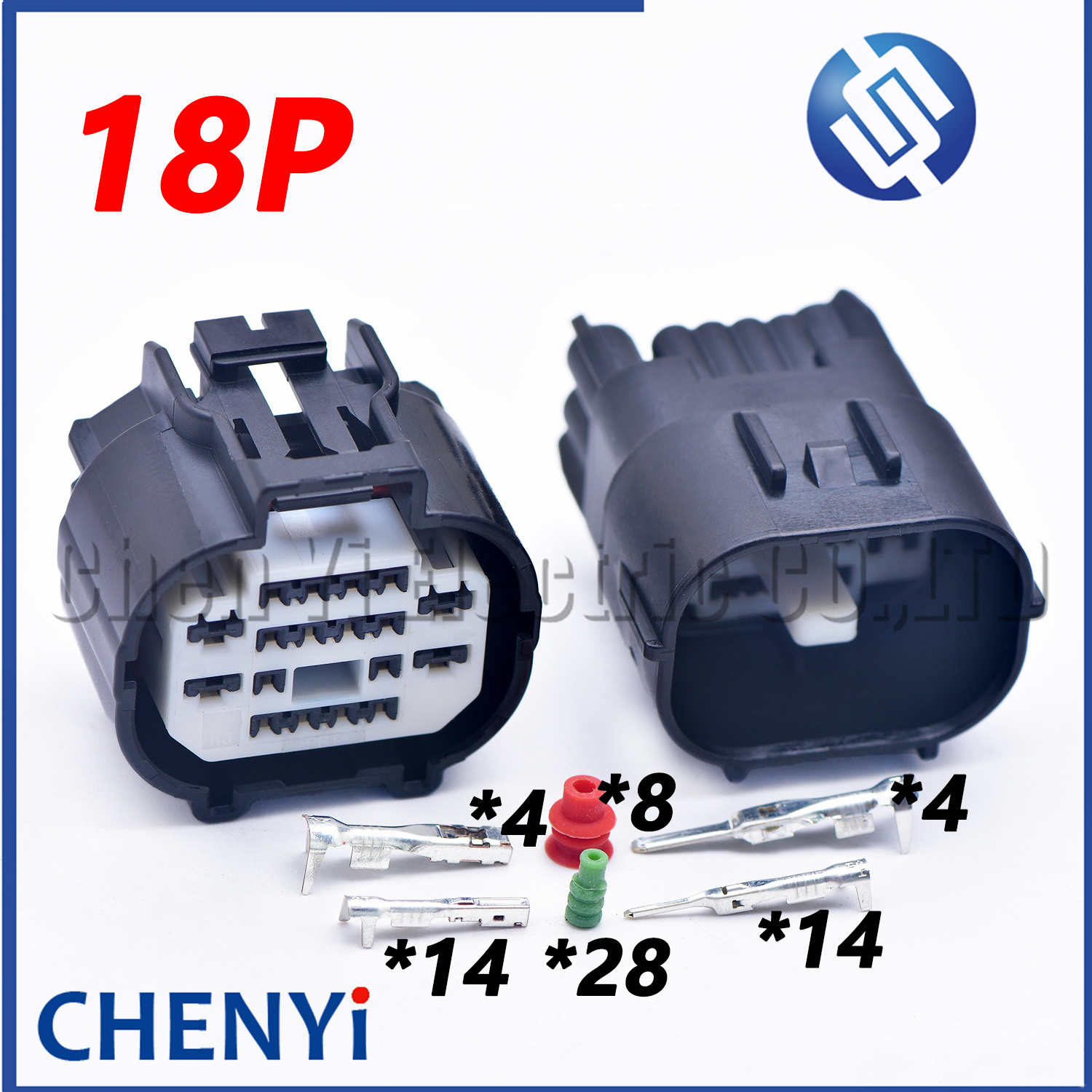 AI様 18 Pin Auto Waterproof Connector Front and Rear Bumper radar Plug