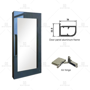 Waybom grand inventaire profils de porte d'armoire ouverts avec charnières à air pour la maison profils d'armoire en aluminium avec charnières à air - Product Image 1