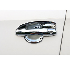 Cadres de poignées de porte de voiture pour Toyota Vitz Vios Yaris 2012 2013 2014 2015 2016 2017 2018 2019 <span class=keywords><strong>XP130</strong></span> Décoration Chrome - Product Image 1