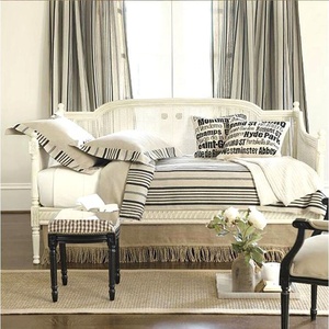 Nhà Cung Cấp Trung Quốc Cổ Điển Bằng Gỗ Trắng Cắt Sofa Đồ Nội Thất Ghế Phòng Chờ Phòng Khách Mây Sofa Set - Product Image 2