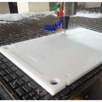 Plaque en UHMWPE résistante aux UV pour application extérieure, plaque en plastique haute densité résistante à l'usure, couleur personnalisée, plaque PE-UHMW