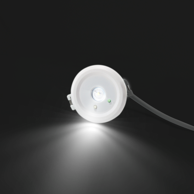 Recessed LED Down Light with LiFePO4 Emergency Backup Battery 3H Emergency Lighting 2W Power