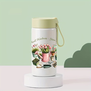 Decalcomanie da giardino fiori primaverili UV DTF carta di trasferimento impermeabile 16 Oz barattolo di vetro bottiglia tazza fai da te decorazione artigianale - Product Image 5
