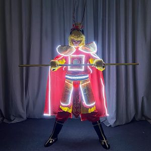 Richshining the Monkey King LED Cosplay Suits 'Journey to the West' Drama Trajes de actuación en escenario para <span class=keywords><strong>fiesta</strong></span> de Halloween - Product Image 1