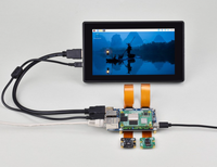 Mini carte de base (B) conçue pour le module de calcul Raspberry Pi 5, l'EEPROM intégrée et la puce de cryptage