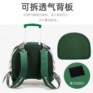 Pet <b>Backpack</b> Carrier Round Transparent With <b>Wheels</b> For Dog Cat Travel Carrier 7000 Capacity Pet Trolley Case - Product Image 4