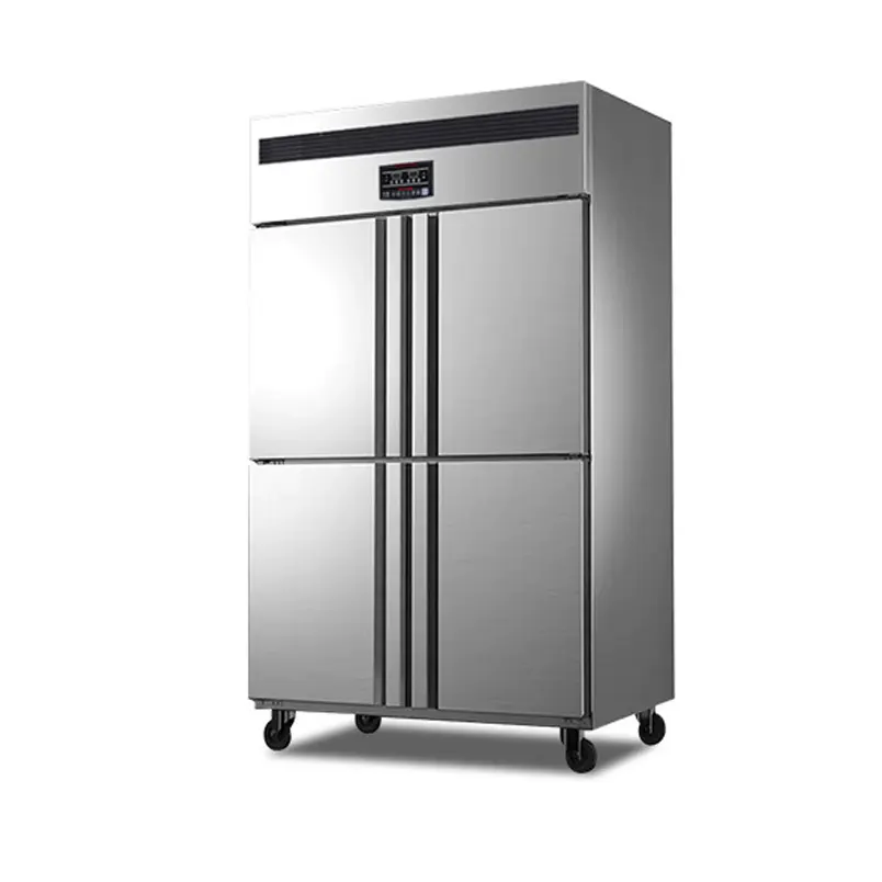 China Alibaba Supplier Factory Direct Sales 4/6 Door Refrigerator Stainless Steel Cooler With Good Price