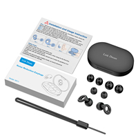 Vente flash : 4 tailles, réduction du bruit de 28 dB, bouchons d'oreilles en silicone souple pour dormir, protection auditive réutilisable, bouchons d'oreilles pour la sensibilité au bruit