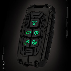 Kim loại chìa khóa xe Fob trường hợp bìa phù hợp cho Land Rover 2012 2017 phát hiện thể thao phạm vi Rover thể thao Evoque velar freelander Hậu vệ - Product Image 4