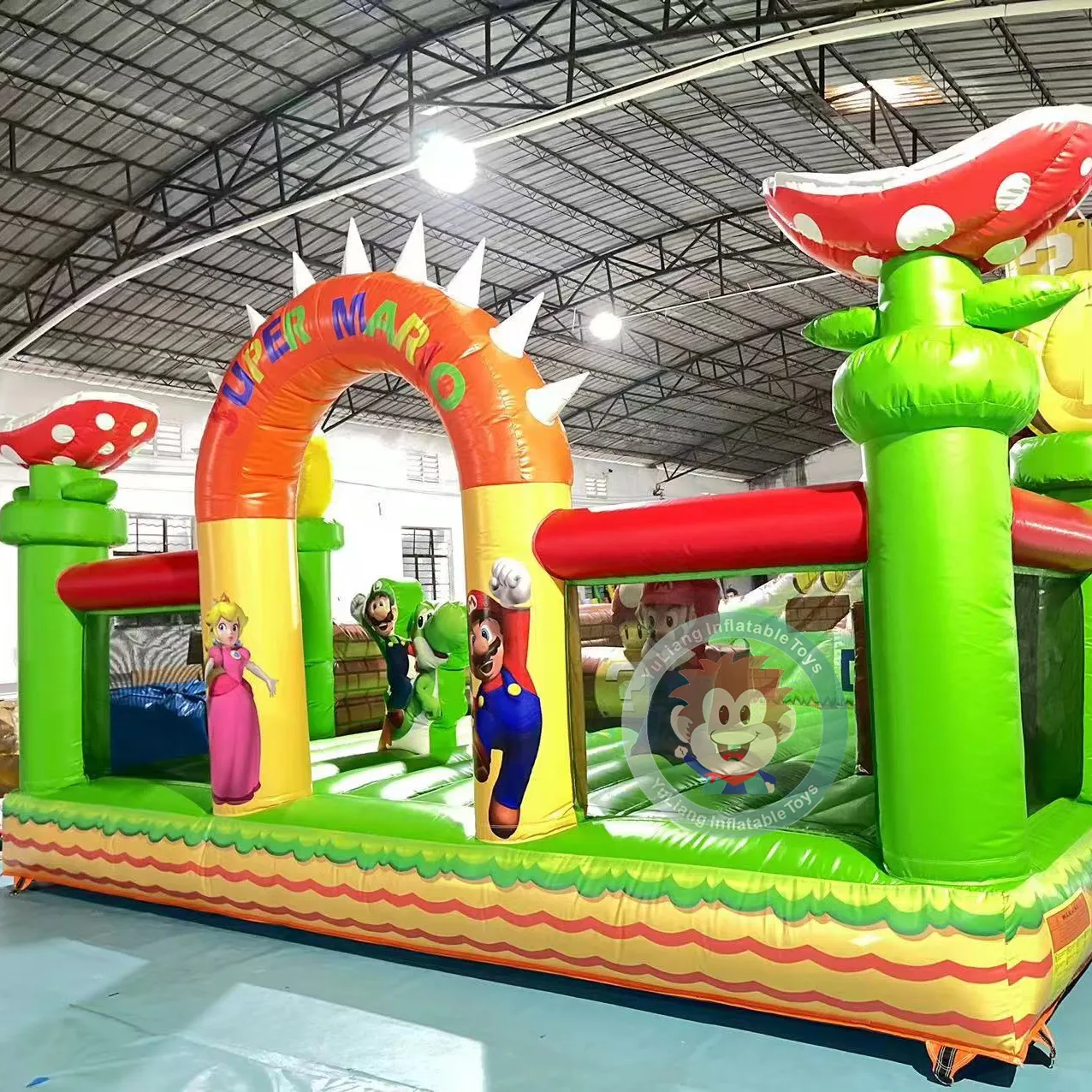 Desain baru mario bros fiesta bouncer tiup mario bouncer