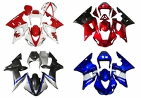 Kit de carénage complet moulé par injection pour moto, compatible avec Yamaha R1 YZF1000 YZFR1 YZF-R1 2002 2003 02 03, kits de carénages en plastique