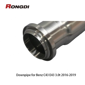 ท่อไอเสียสแตนเลส 304 แบบตรงสำหรับ Mercedes-Benz C43 E43 M276 3.0T ปี 2016-2019 - Product Image 2