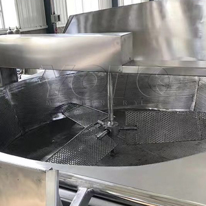 Pot rond Pot rectangulaire 10-60kg par heure Friteuse automatique par lots pour snacks et chips de pommes de terre industrielles - Product Image 5