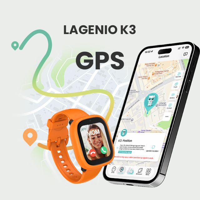 LAGENIO Wholesale 4G SIM Card Kids Smart Watch GPS LBS WIFI AGPS Tracker SOS Video Voice Call CE FCC Smart Watch for School Kids
