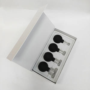 Penjualan laris 4 buah Set bekam wajah kaca PVC Set bekam pemijat tubuh <span class=keywords><strong>Hijama</strong></span> - Product Image 6