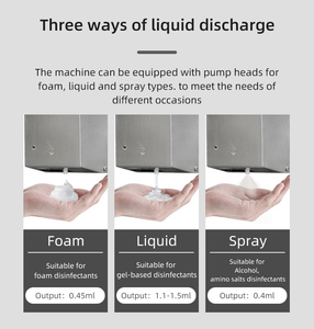 Distributeur automatique <span class=keywords><strong>de</strong></span> savon liquide en mousse sans contact mural en acier inoxydable AOLQ pour <span class=keywords><strong>salle</strong></span> <span class=keywords><strong>de</strong></span> <span class=keywords><strong>bain</strong></span> d'hôtel (vente en gros) - Product Image 4