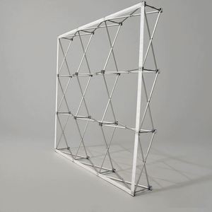Lightweight Pop-Up Display Stand Easy <b>Folding</b> 7.5*7.5Ft Custom <b>Screen</b> for Event Background - Product Image 1