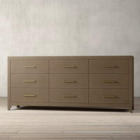 Nouvelle commode en bois massif de chêne pour chambre à coucher, meuble de chambre en bois