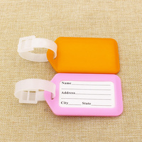 Vente en gros d'étiquettes de bagages en PVC personnalisées écologiques, vierges, pour sublimation, en vrac, logo personnalisé, cadeaux promotionnels