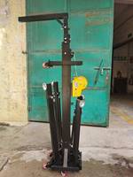 Fabricante 2,2-6,5 Altura 250kg Carga Truss Tower Lift Altavoz Iluminación Soporte de mano Crank Line Array Plegable para boda