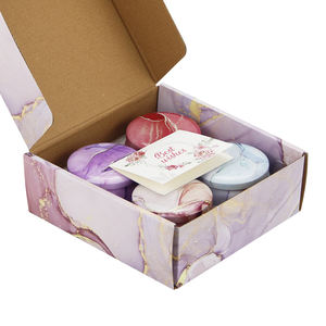 Velas Aromáticas con Lazo, Aceite Esencial para Aliviar el Estrés, Juego <span class=keywords><strong>de</strong></span> Velas Aromáticas <span class=keywords><strong>de</strong></span> Soja con Aroma a Lavanda - Product Image 5