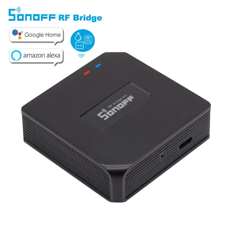 Sonoff RF Bridge WiFi 433MHz Replacement Home Automation Module Universal Switch Intelligent Domotica Wi-Fi Remote RF Controller