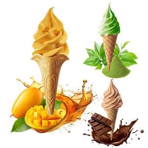 Mezcla de Polvo para Helado Suave de Primera Calidad, Baja en Grasa, Sabor Afrutado a Taro, Azúcar para Postres de Verano, Oferta Mayorista de Exportación Internacional - Product Image 6