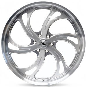 Rines de Aluminio Forjado Velochi con Acabado Plateado Pulido, Diseño Cóncavo Profundo, de 18, 19, 20, 21, 22, 23 y 24 Pulgadas para Chevrolet y Cadillac - Product Image 3