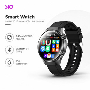 Reloj Inteligente TFT Cuadrado <span class=keywords><strong>con</strong></span> Logotipo Personalizado, 1.46 Pulgadas, Venta al por Mayor, Resistente al Agua IP68, Respuesta <span class=keywords><strong>de</strong></span> Llamadas, 60Hz, 360 X 360, 100 Modos Deportivos - Product Image 1
