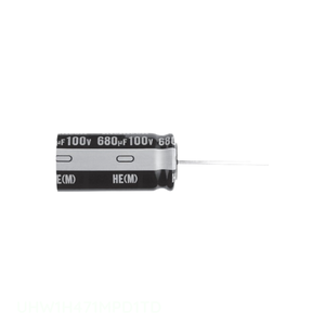 Condensateur à électrolyte aluminium UHW1H471MPD1TD 470 µF 20 % 50 V RADIAL TH à travers trou, canal fabricant - Product Image 1